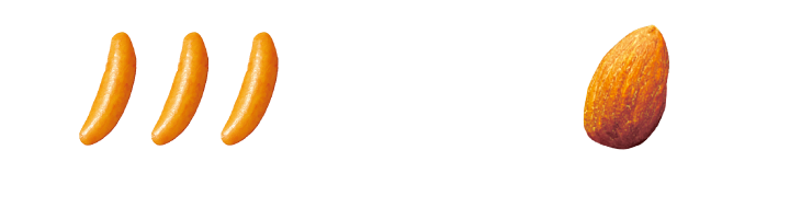 柿の種：素焼きアーモンド